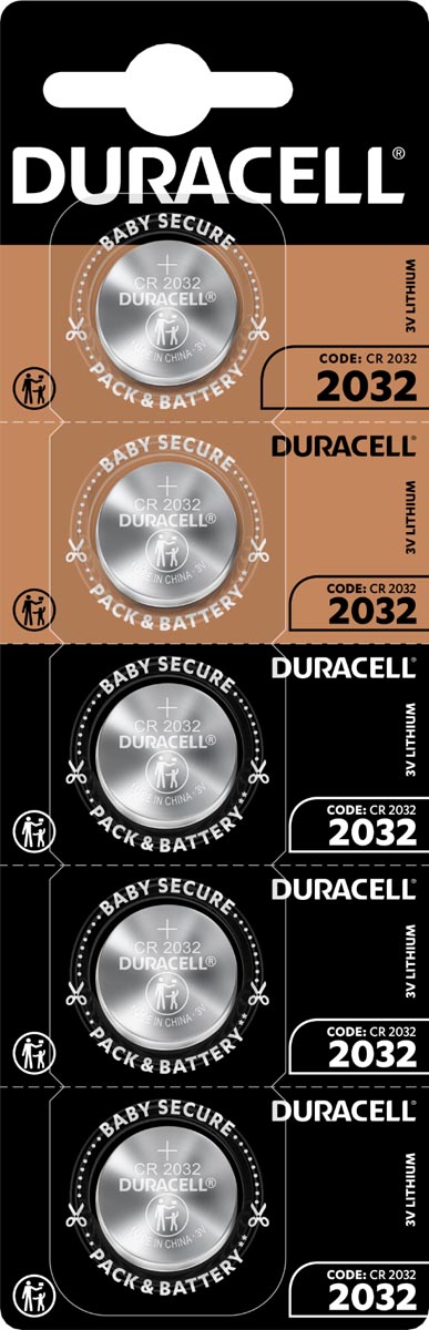 Duracell knoopcel Specialty Electronics CR2032, blister van 5 stuks afbeelding