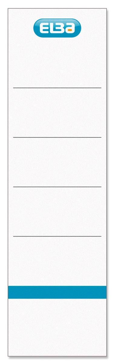 Elba rugetiketten, ft 19x5,9 cm, wit 10 st afbeelding
