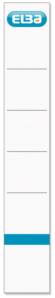 Elba rugetiketten, ft 19x3,4 cm, wit 10 st afbeelding