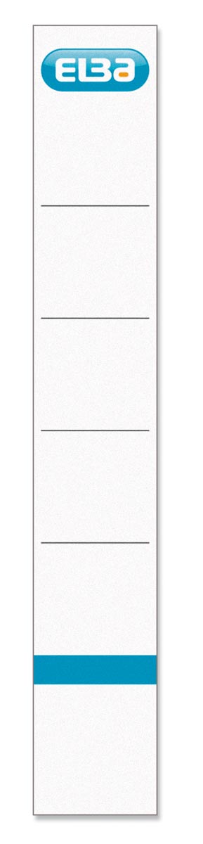 Elba Rugetiketten Ft 19 x 3 cm, wit, 10 stuks afbeelding