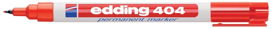 Edding permanente marker e-404 rood afbeelding