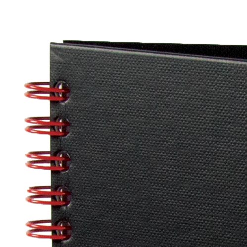 Oxford BLACK N' RED cahier spiralé en carton, 140 pages ft A4, ligné-2