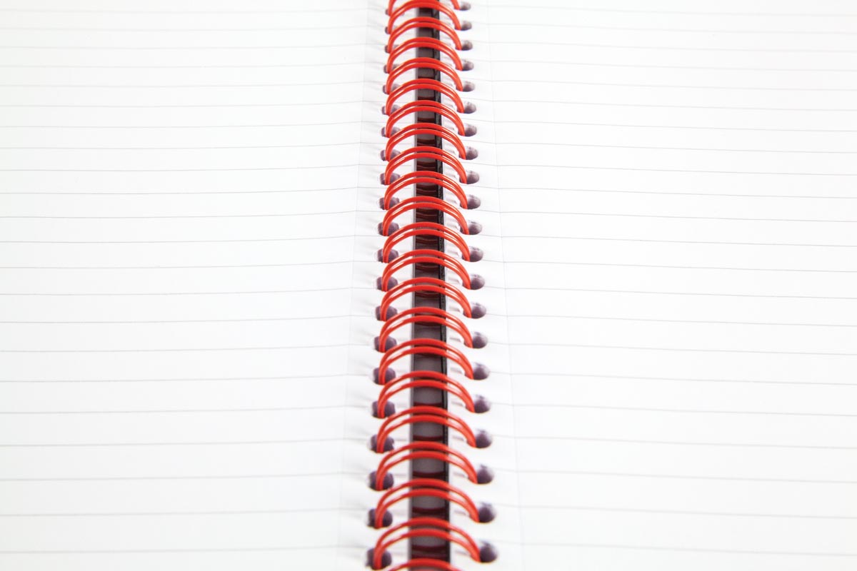 Oxford BLACK N' RED cahier spiralé en carton, 140 pages ft A4, ligné-3