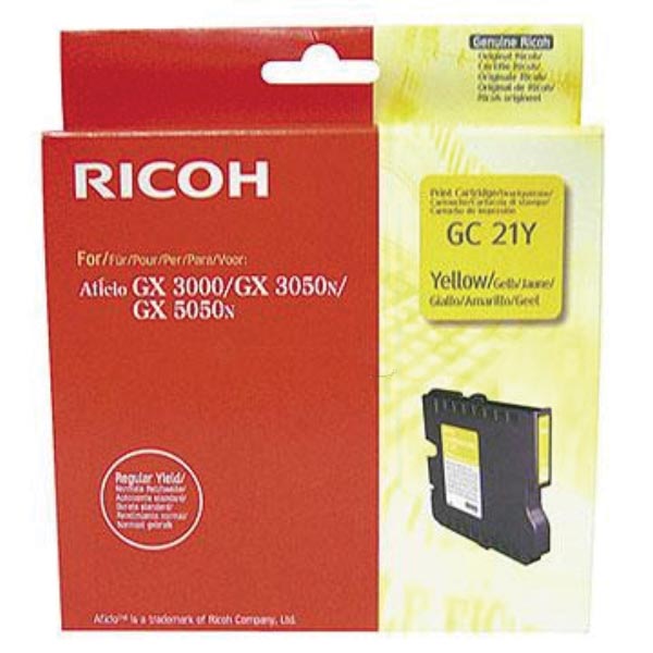 Ricoh gel cartridge GC21Y geel, 1000 pagina's - OEM 405535
