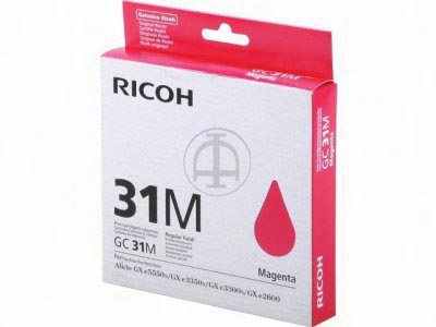 Ricoh gel cartridge GC31M magenta, 1560 pagina's - OEM 405690
