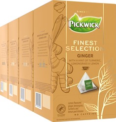 Pickwick thee finest selection, gember, pak van 25 zakjes