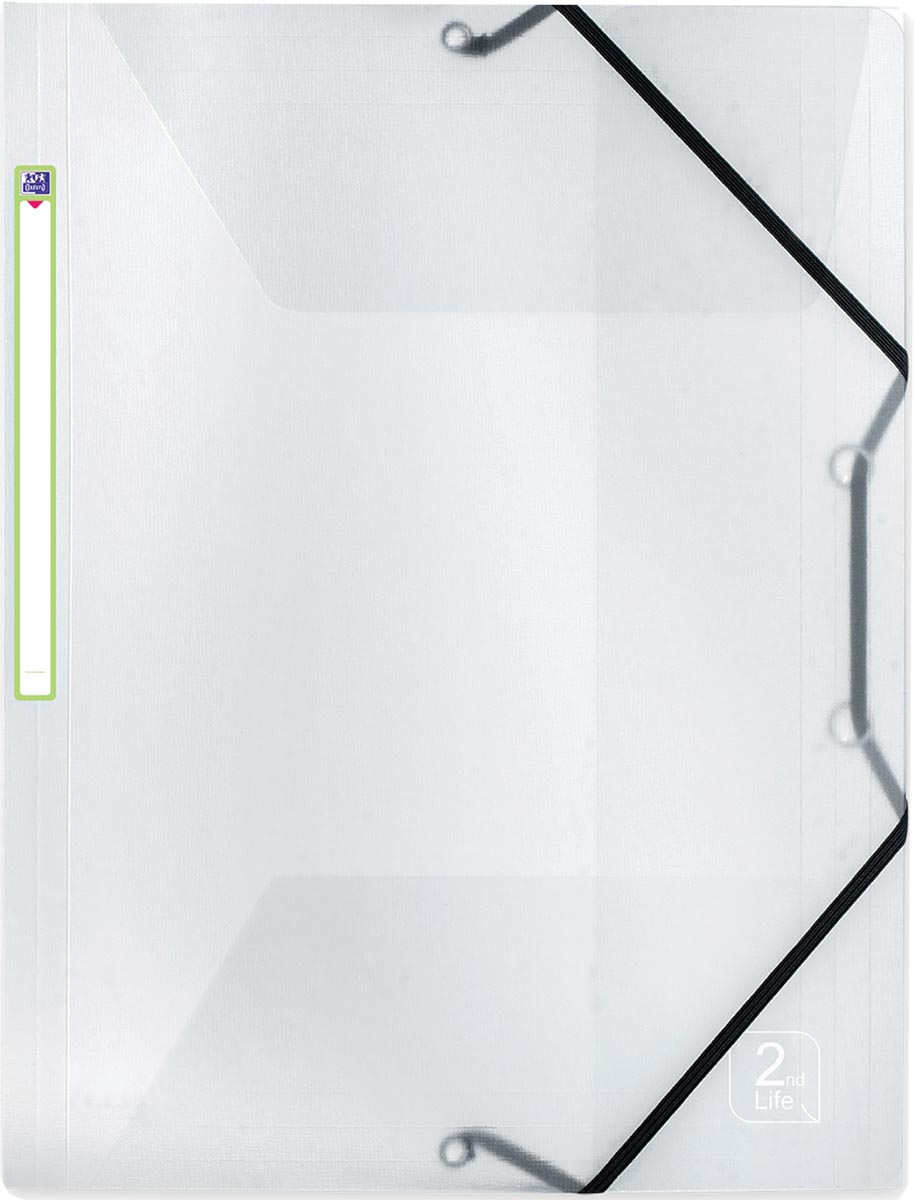 OXFORD 2nd Life elastomap, formaat A4, uit PP, transparant