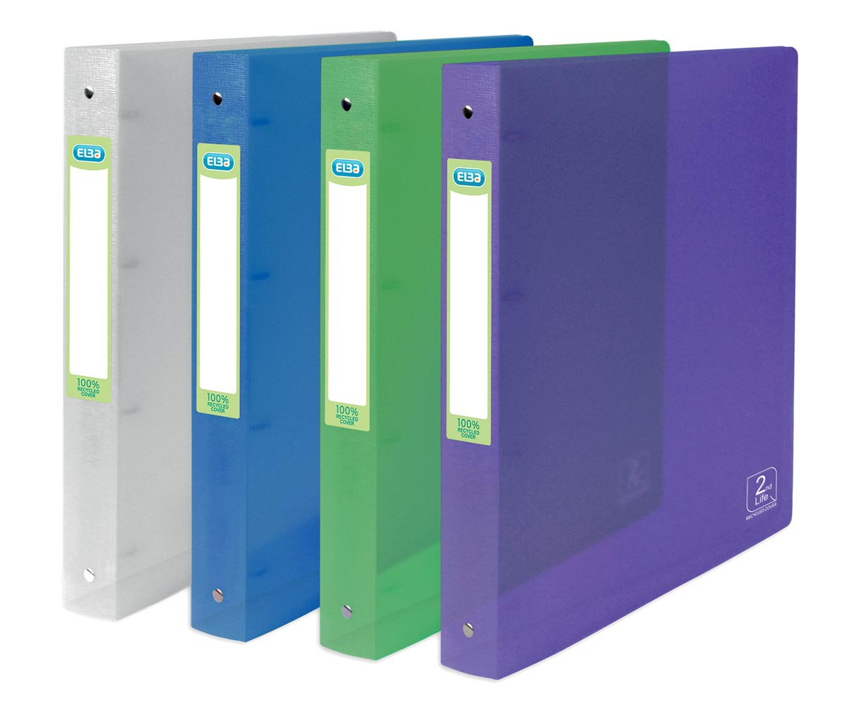 Elba 2Nd Life Ringmap Ft A4 Rug Van 4 Cm 4 Ringen Geassorteerde Kleuren huismerk kopen in de aanbieding