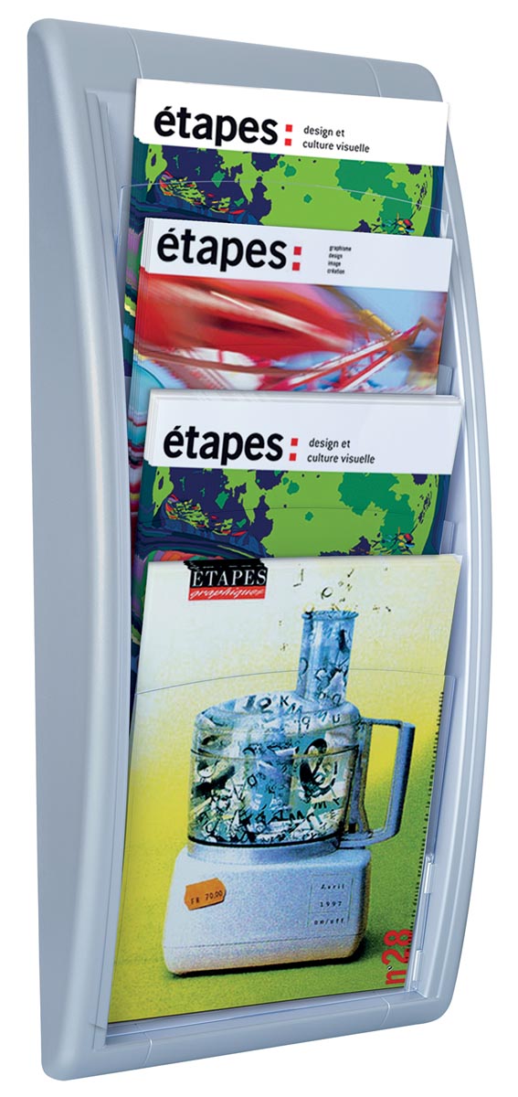 Paperflow wandfolderhouder zilver afbeelding