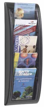 Paperflow wandfolderhouder zwart Paperflow wandfolderhouder zwart
