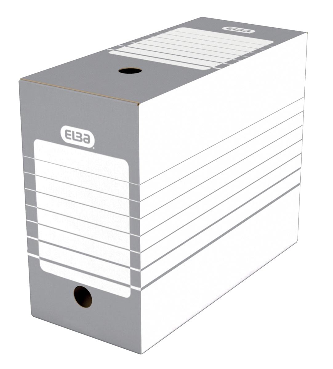 Elba archiefdoos rug van 15 cm, grijs Elba archiefdoos rug van 15 cm, grijs