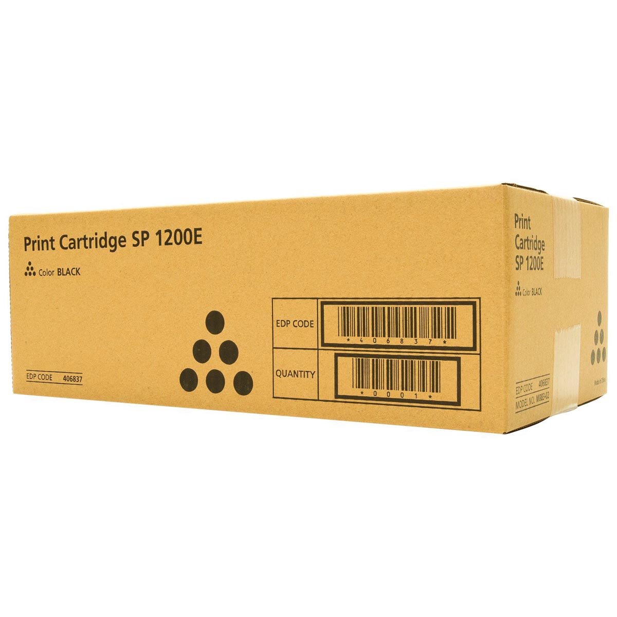 Ricoh Toner Kit zwart TYPE1200E - 2600 pagina's - 406837
