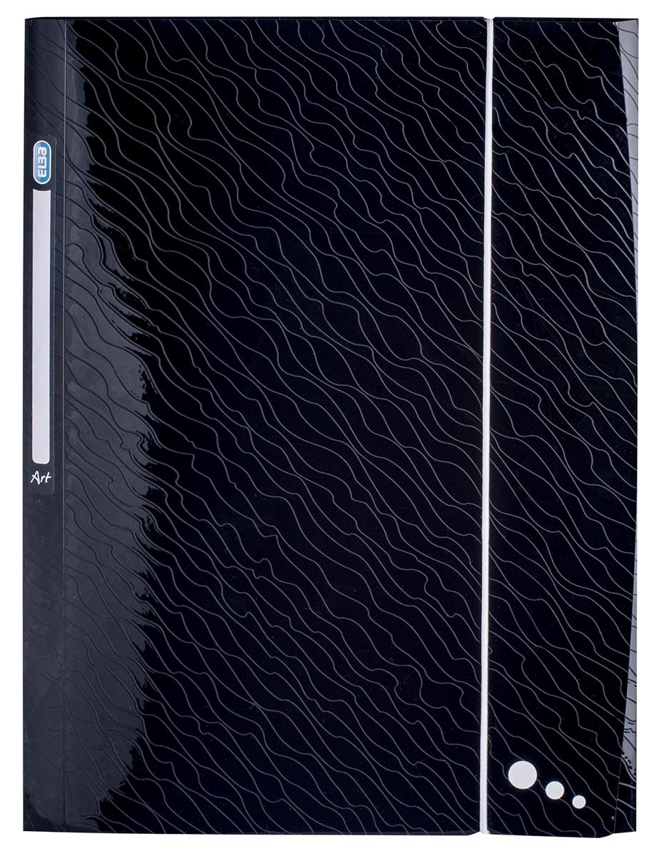 Elba Art Studio Elastomap Met Kleppen Ft A4 Uit Pp Zwart huismerk kopen in de aanbieding