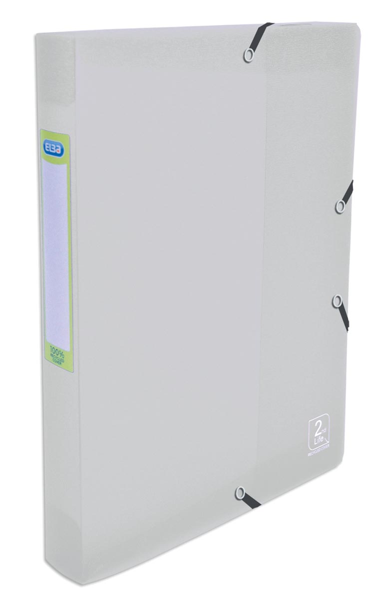 OXFORD 2nd Lide elastobox, formaat A4, uit PP, rug van 4 cm, transparant OXFORD 2nd Lide elastobox, formaat A4, uit PP, rug van 4 cm, transparant