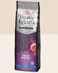 Douwe Egberts Cacao Fantasy Blue cacaopoeder voor automaten, pak van 1 kilo