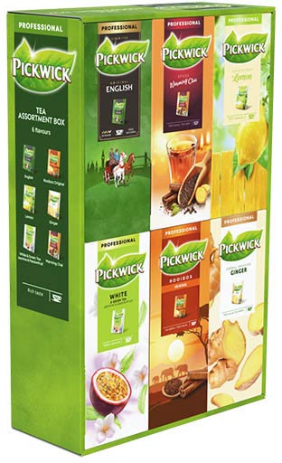 Pickwick thee, combipack 6 smaken, pak van 150 stuks