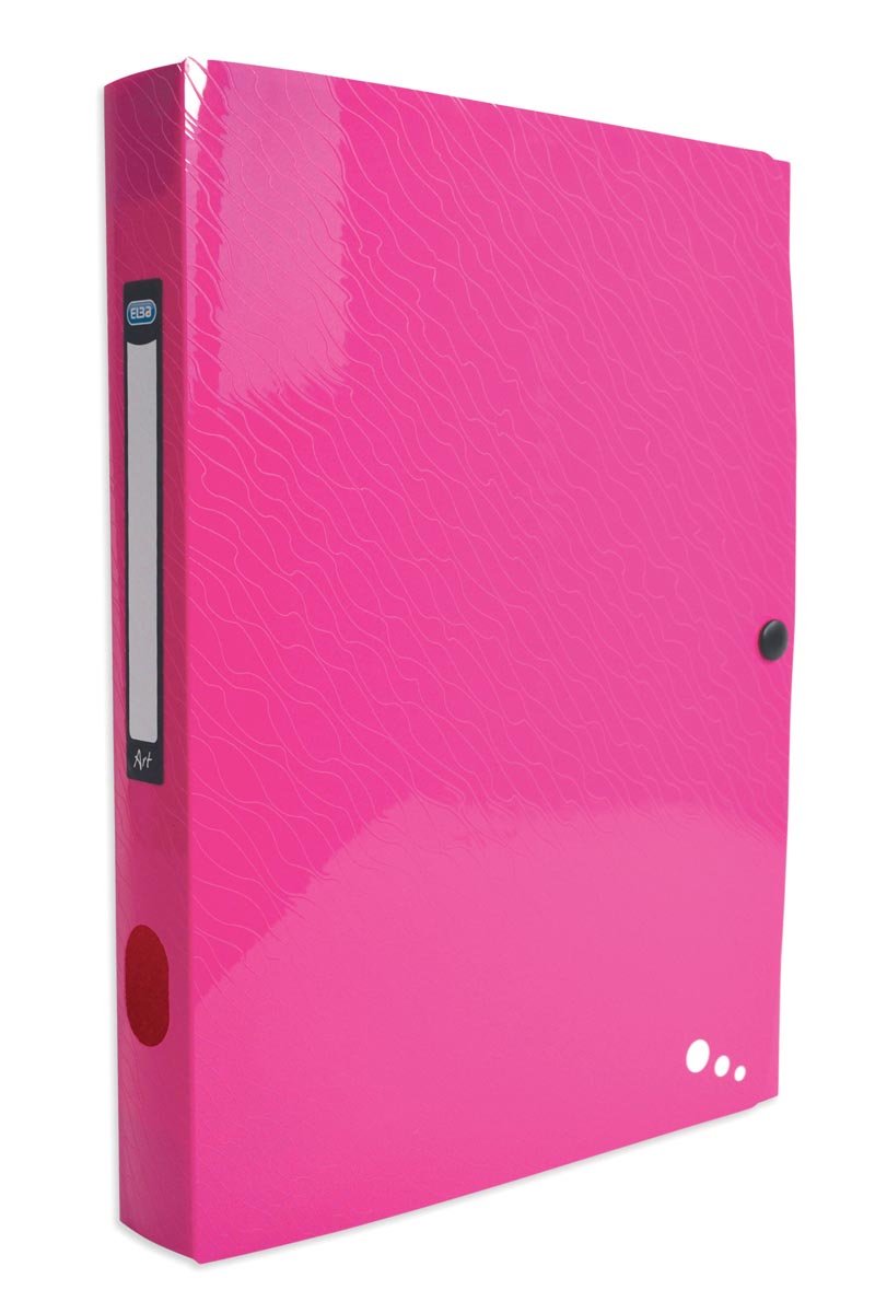 Elba Art Pop Elastobox Voor Ft A4 Rug Van 4 Cm Uit Pp Roze huismerk kopen in de aanbieding