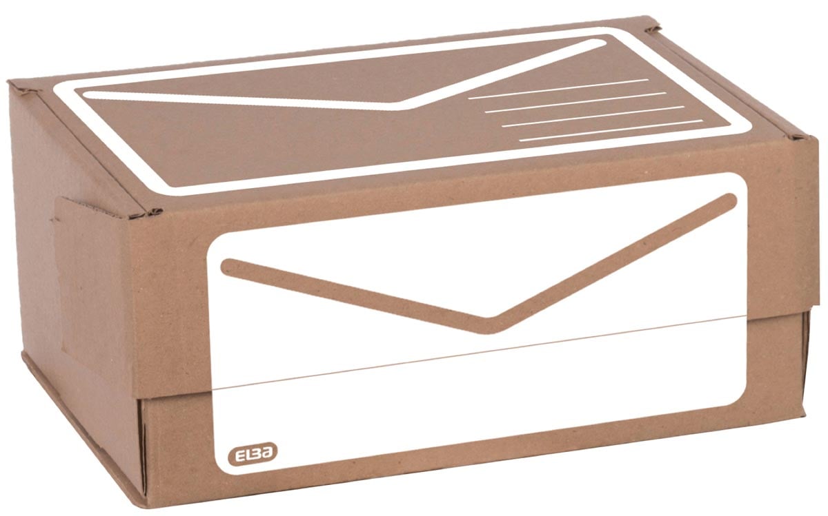 Elba verzenddoos A5+, ft 23 x 16,5 x 10 cm, bruin