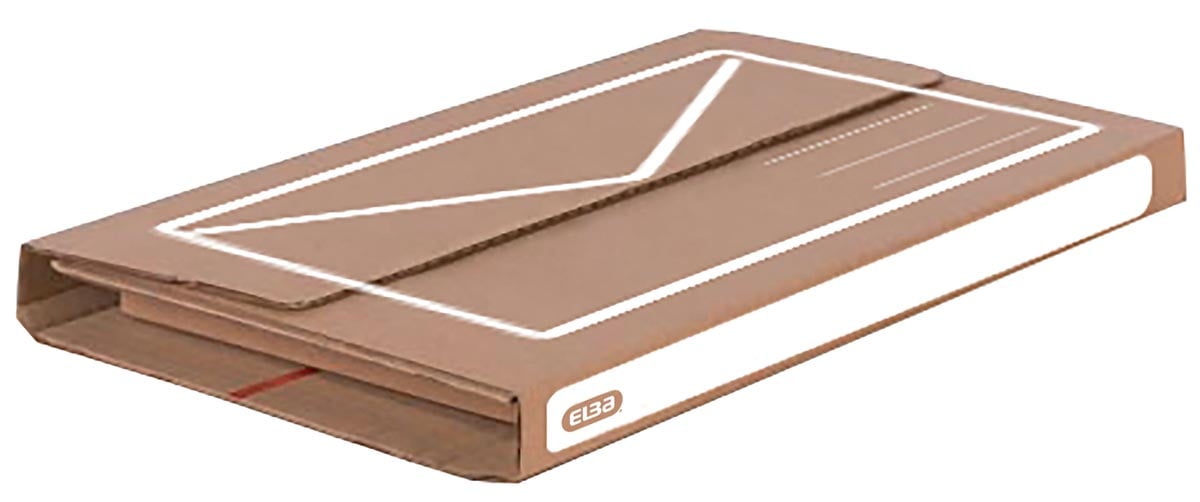 Elba verzenddoos A5+, ft 24 x 18 x 1-5 cm, bruin