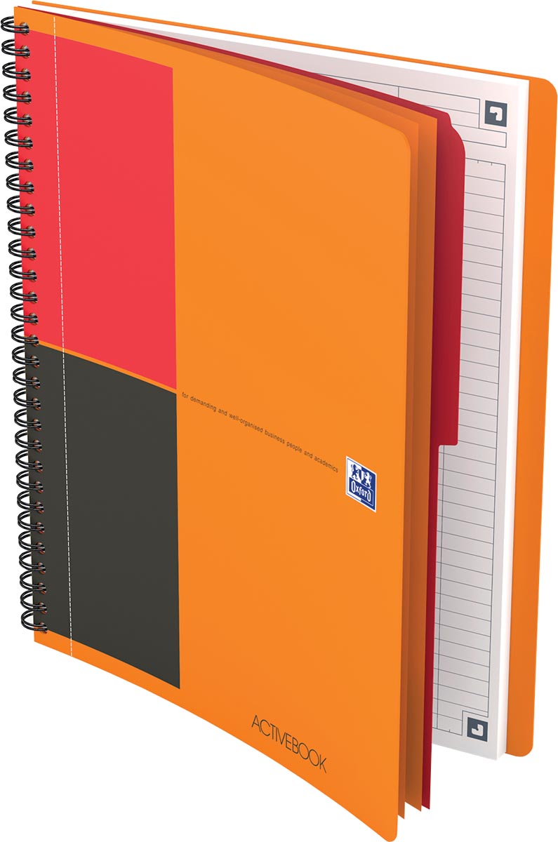 Oxford INTERNATIONAL activebook, 160 bladzijden, ft B5, gelijnd afbeelding