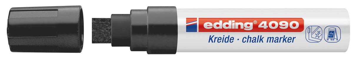 Edding Krijtmarker e-4090 zwart afbeelding