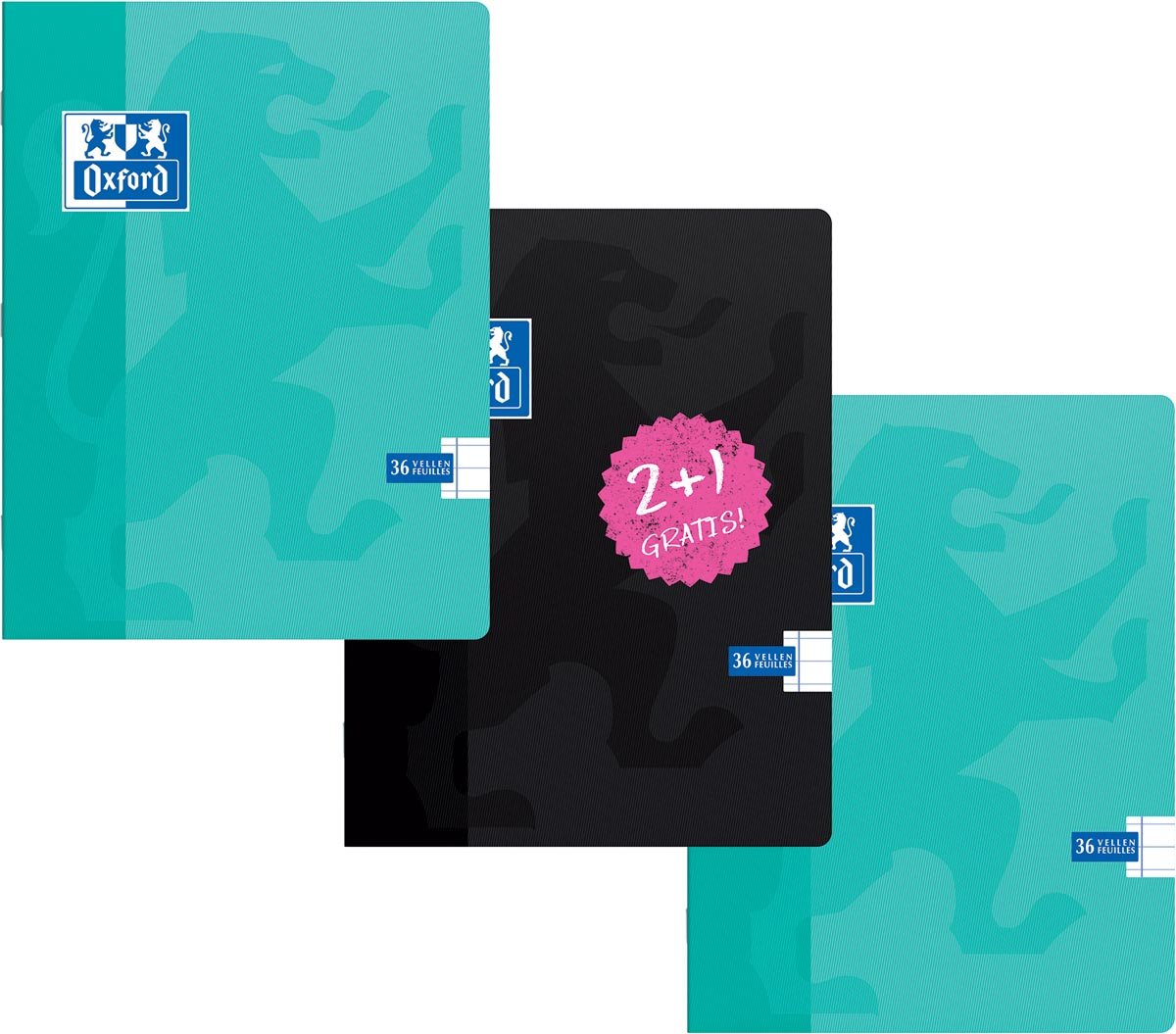 Oxford Schrift Voor Ft A5 72 Bladzijden Met Kantlijn Gelijnd Geassorteerde Kleuren 21 huismerk kopen in de aanbieding