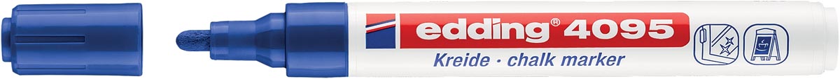 Edding Krijtmarker e-4095 blauw afbeelding