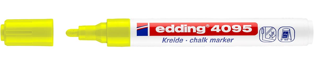 Edding Krijtmarker e-4095 neon geel afbeelding