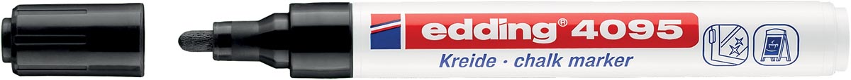 Edding Krijtmarker e-4095 zwart afbeelding
