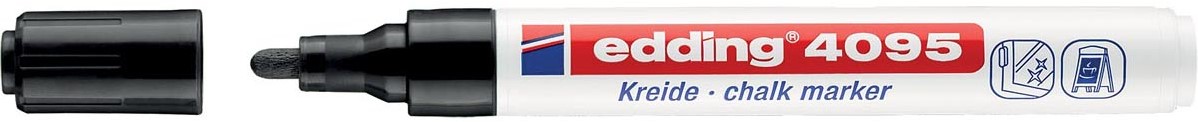 Aanbieding: 10x Edding 4090 krijtstift blauw (4 - 15 mm beitel