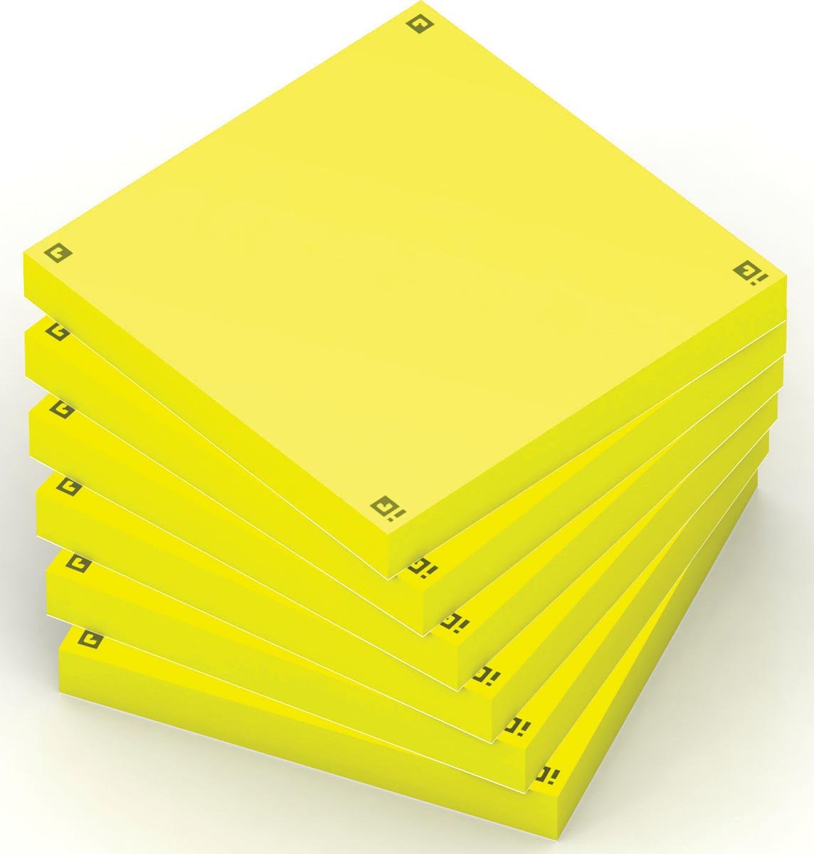 Oxford Spot Notes Sticky Pak Van 6 Geel huismerk kopen in de aanbieding