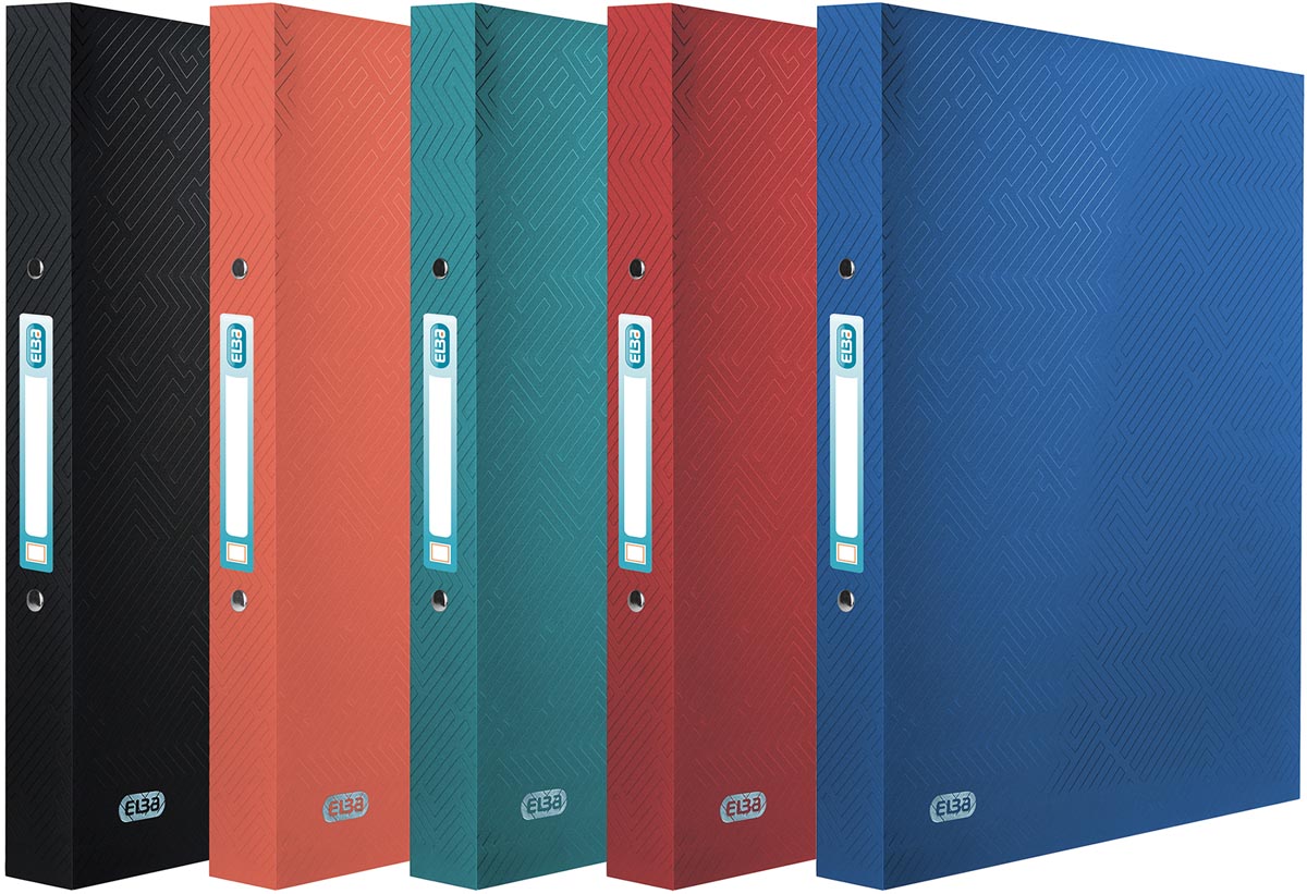 Elba Urban Ringmap Ft A4 Rug Van 2 Cm 4 O Ringen Geassorteerde Kleuren huismerk kopen in de aanbieding