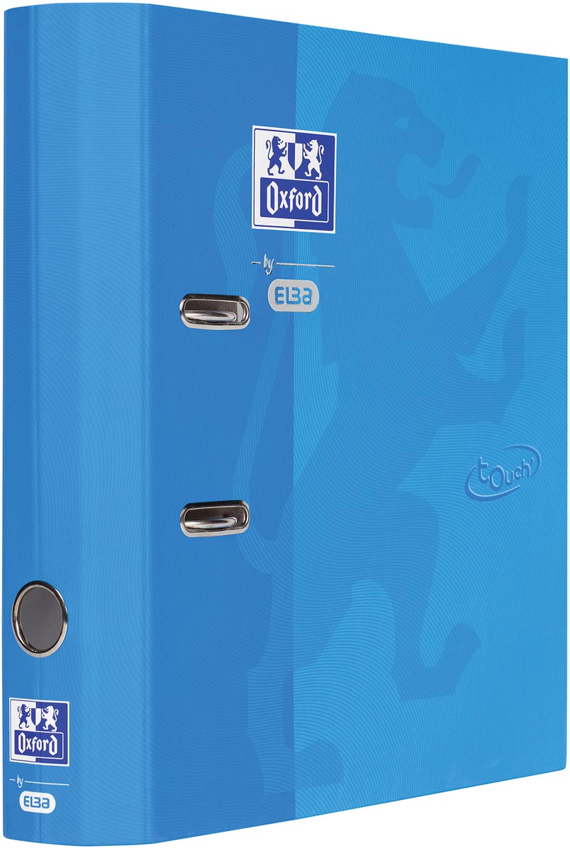 Oxford Touch ordner uit karton, voor ft A4, rug van 8 cm, blauw