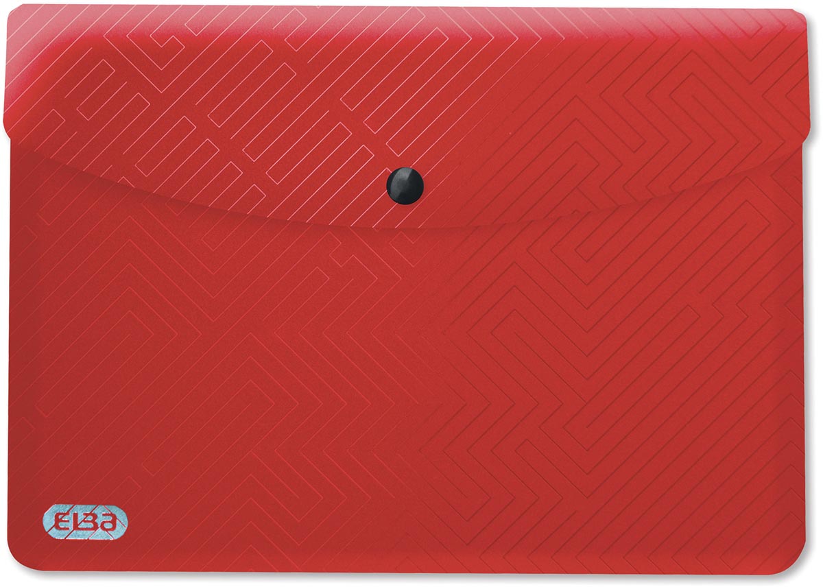 Elba Urban documentenmap, ft A5, uit PP, rood, pak van 5 stuks
