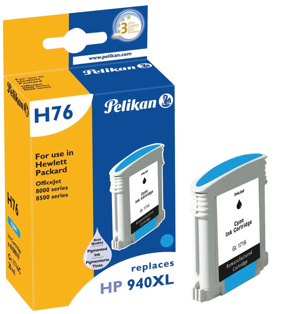 Pelikan Inktcartridge Cyaan 1400 Paginas Voor Hp 940Xl Oem C4907Ae huismerk kopen in de aanbieding