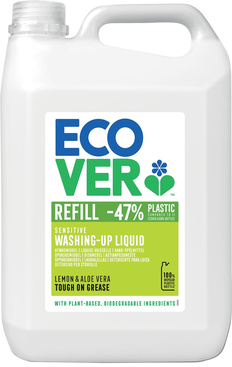 Ecover handafwasmiddel, fles van 5 l afbeelding
