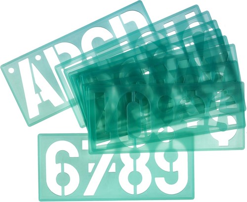 Linex trace-lettres, 100 mm, set de 10 pièces