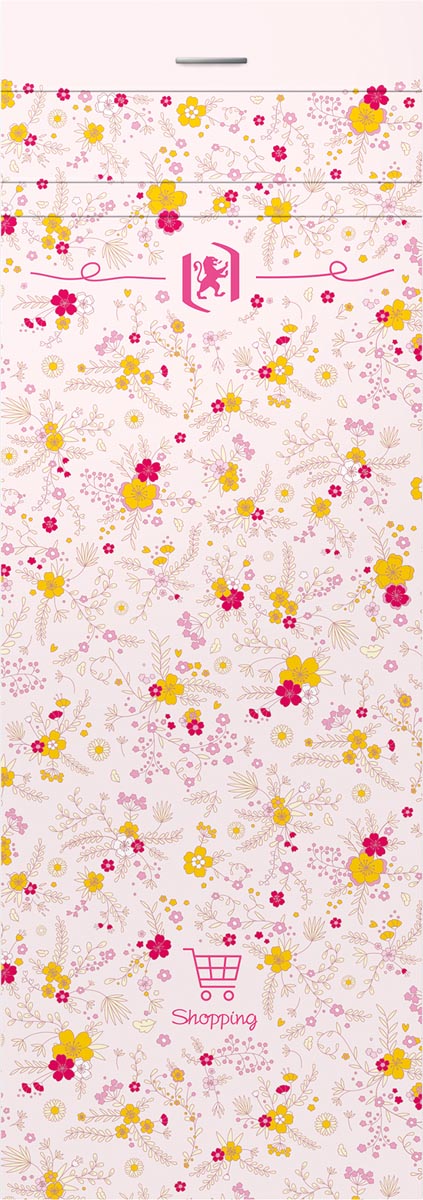 Oxford Floral softcover notitieblok, ft 7,4 x 21 cm, 80 vel, gelijnd, 4 geassorteerde designs Oxford Floral softcover notitieblok, ft 7,4 x 21 cm, 80 vel, gelijnd, 4 geassorteerde designs