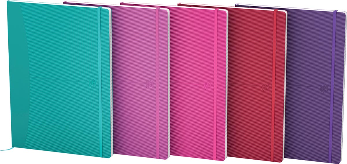 Oxford Signature Business Journal met flexibele kaft, ft B5, gelijnd, geassorteerde felle kleuren Oxford Signature Business Journal met flexibele kaft, ft B5, gelijnd, geassorteerde felle kleuren