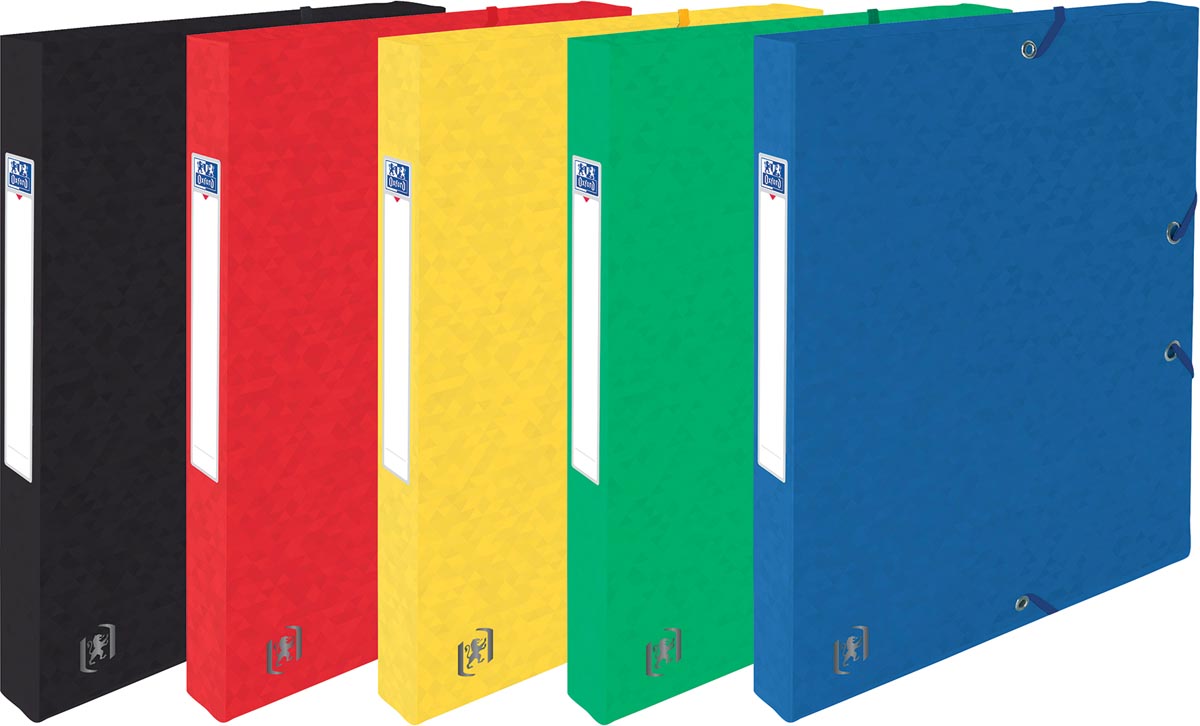 Elba elastobox Oxford Top File+ rug van 2,5 cm, geassorteerde kleuren afbeelding