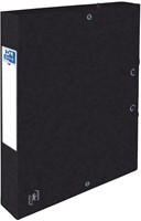 Elba boîte de classement Oxford Top File+ dos de 4 cm, noir
