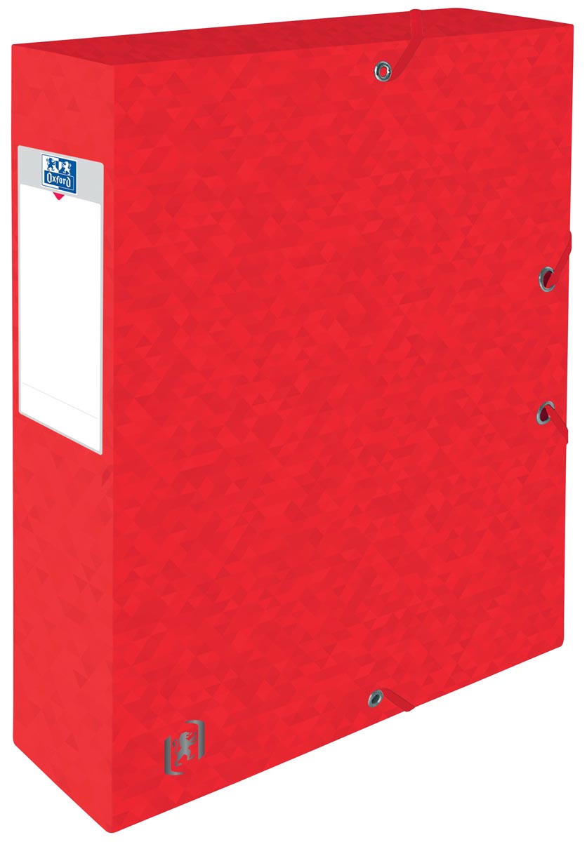 Elba elastobox Oxford Top File+ rug van 6 cm, rood afbeelding