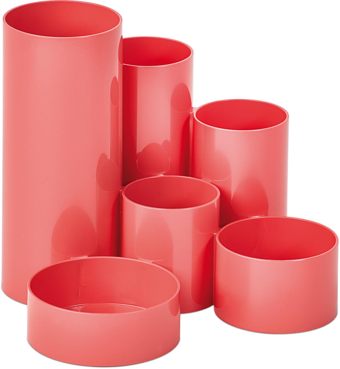MAULturbo pennenbak, 6 vaks Ø15x12,5 cm, oud roze afbeelding