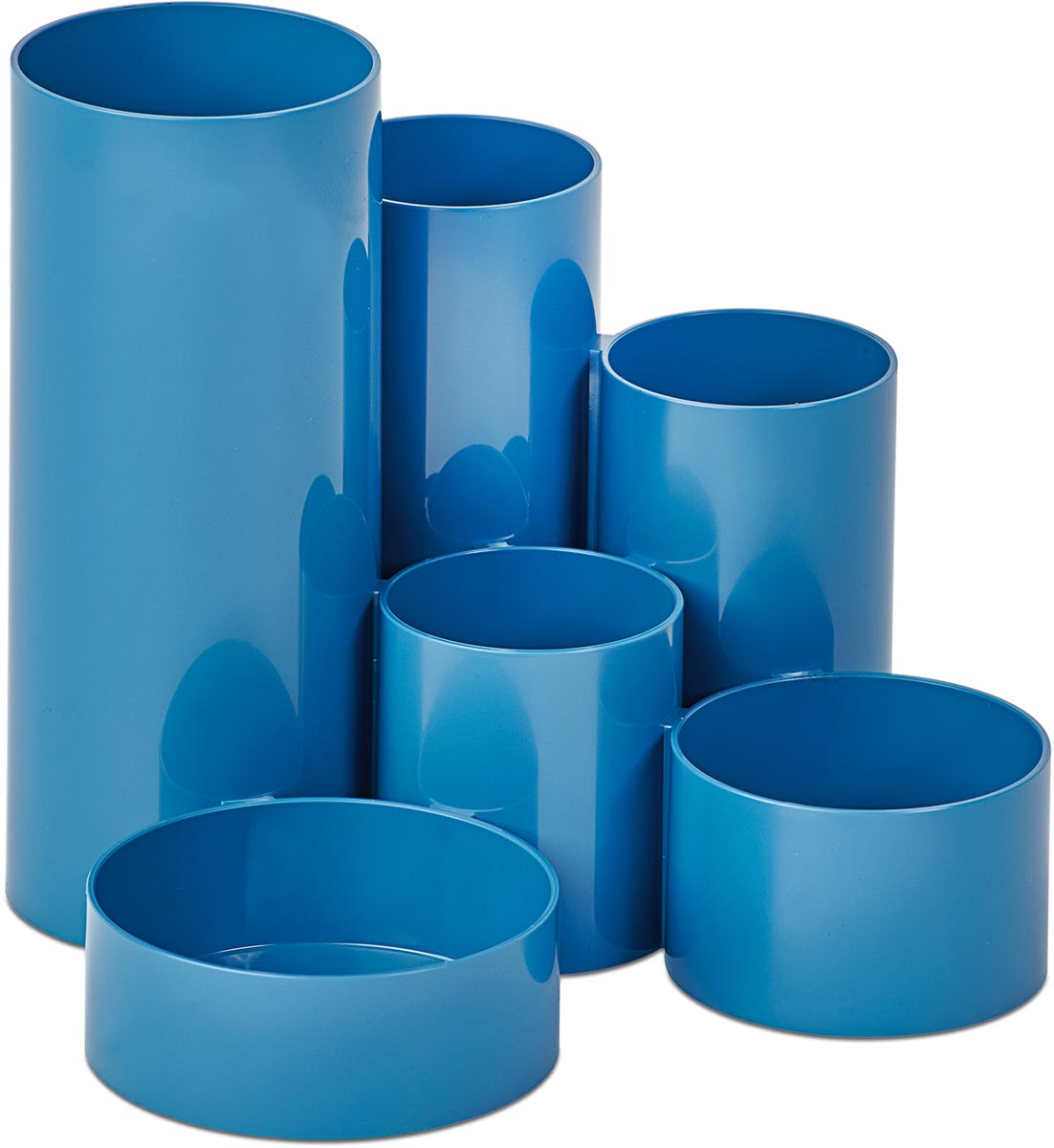 MAULtubo pennenbak, 6 vaks Ø15x12,5 cm, atlantic blue afbeelding