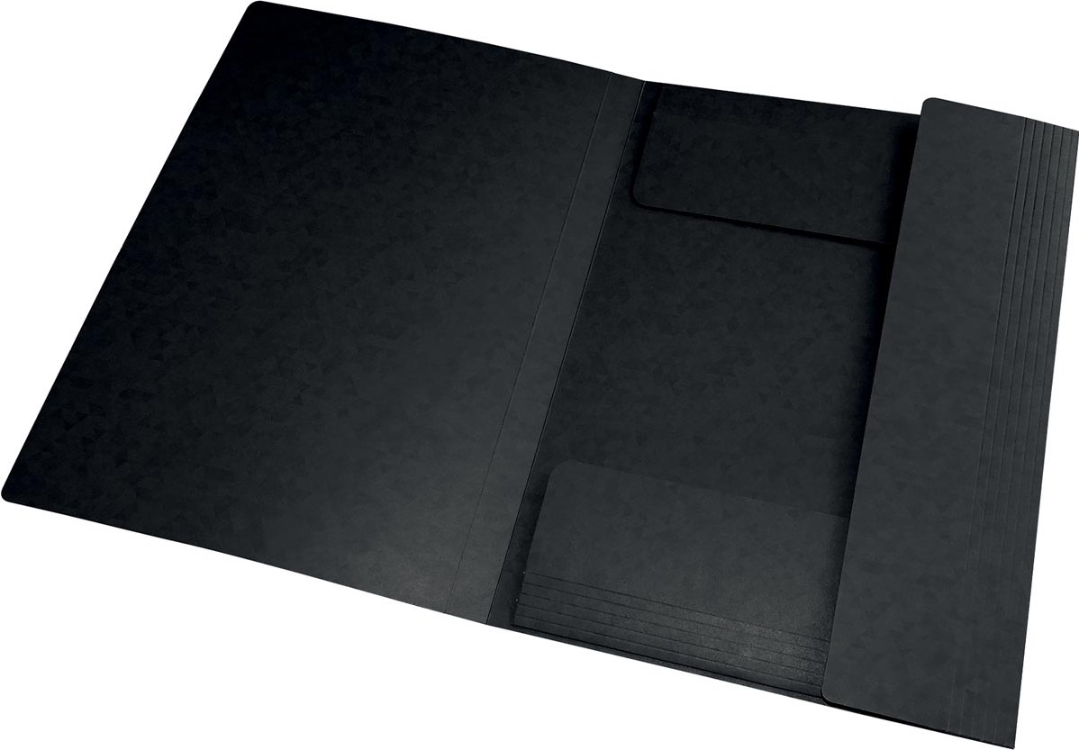 Oxford Top File+ farde à rabats, pour ft A4, noir bij VindiQ Office