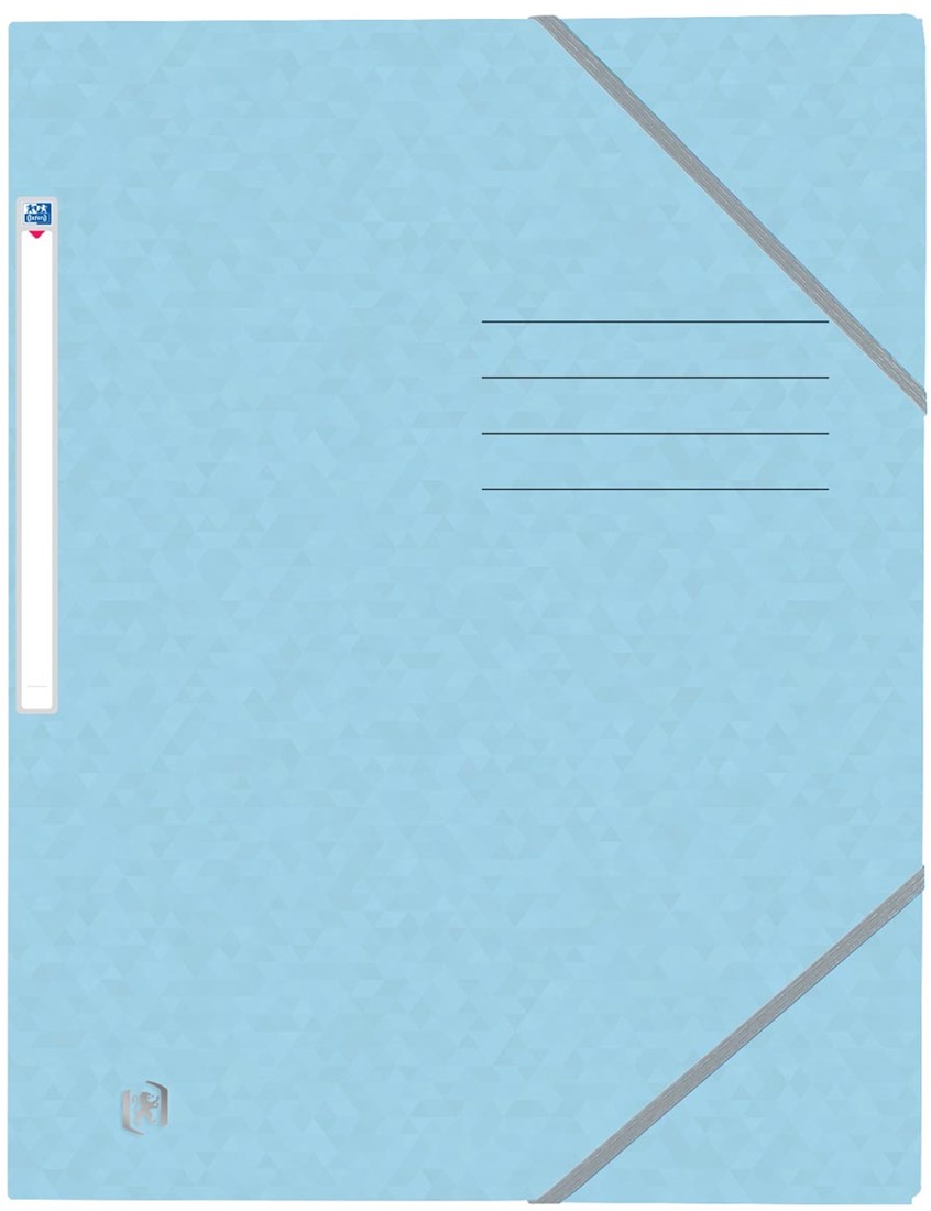 Oxford Top File+ elastomap, voor ft A4, pastelblauw bij VindiQ Office