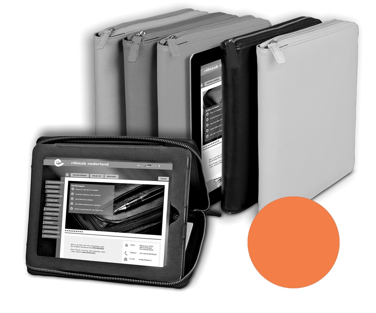 Alassio by Jüscha case voor 9,7 inch tablets, oranje