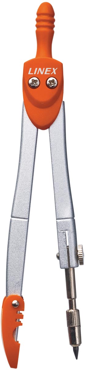 Linex schoolpasser 950, 3 -delig, in een ophangdoosje, in geassorteerde kleuren afbeelding