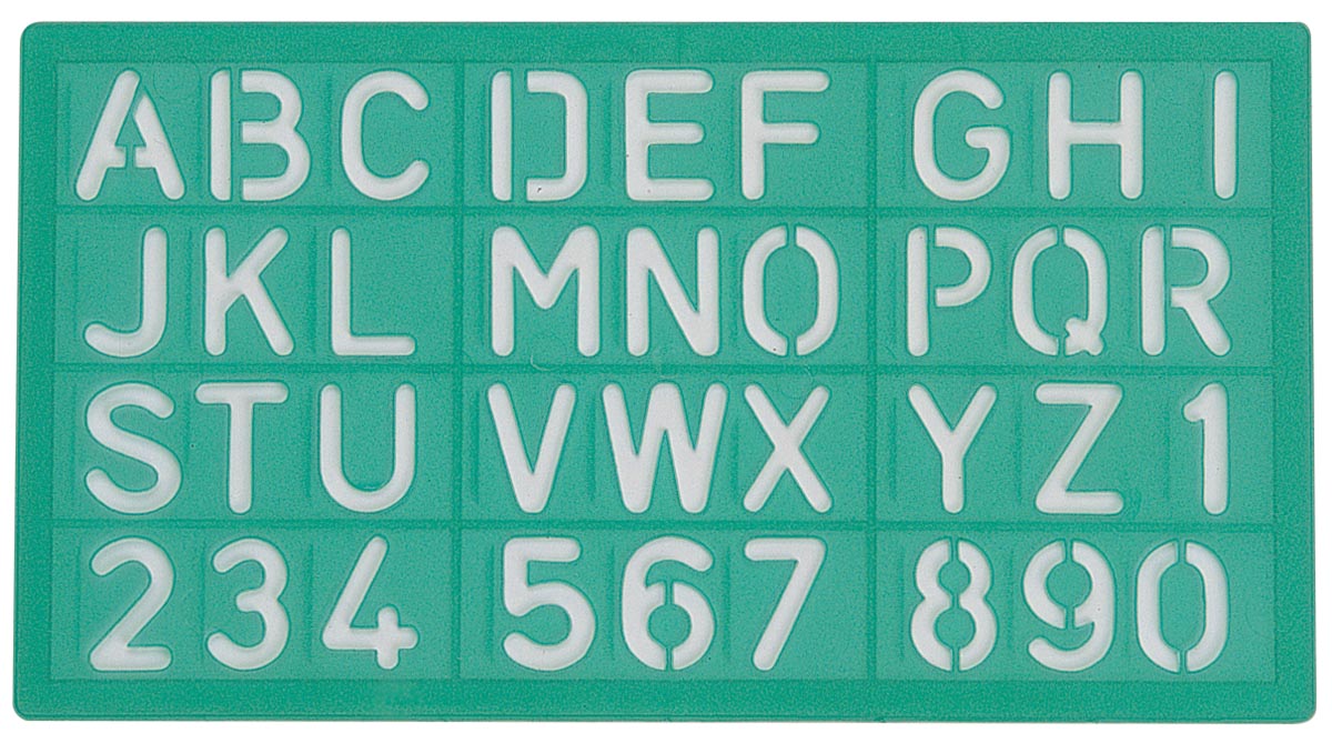 Linex lettersjabloon 20 mm afbeelding