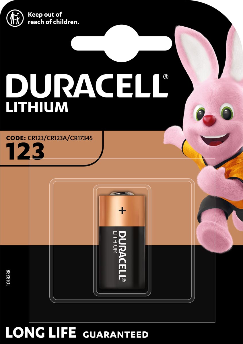 Duracell Ultra Lithium 123, blister van 1 stuk afbeelding